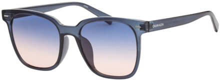 Calvin Klein Crystal Navy Frame Navy Peach Gradient Lensed Zonnebril - maat