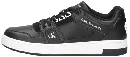Calvin Klein Cupsole Laceup Basket Low Lth Zwart - 43