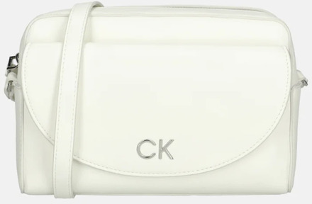 Calvin Klein Daily crossbody tas bright white Wit