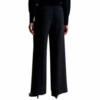 Calvin Klein Dames broek met structuur Zwart - 40