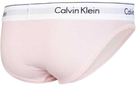Calvin Klein Dames contrast tailleband slips Roze - XS