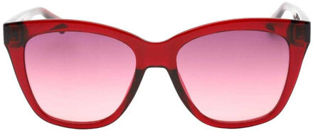 Calvin Klein Dames/Dames Verloop Zonnebril (Kersenrood) - maat