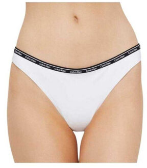 Calvin Klein Dames effen bikinibroekje Wit - L