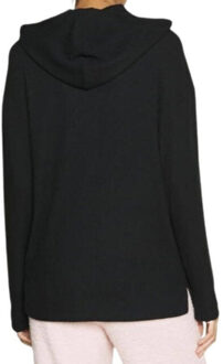 Calvin Klein Dames effen polyester hoodie Zwart - S