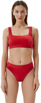 Calvin Klein Dames effen slips Rood - XS