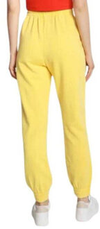 Calvin Klein Dames katoenen effen sweatbroek - maat XS Geel
