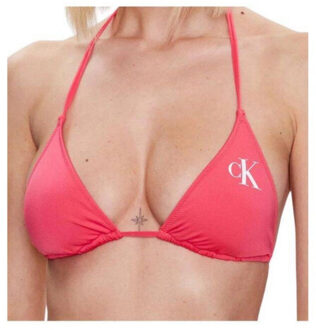 Calvin Klein Dames logo bikinitop Roze - XL