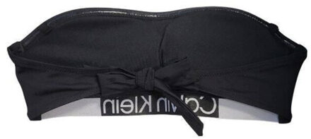 Calvin Klein Dames logo bikinitop Zwart - XS