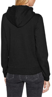 Calvin Klein Dames logo slim hoodie Zwart - XS