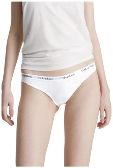 Calvin Klein dames slips (3-pack) - zwart - wit en zwart -  Maat: XS