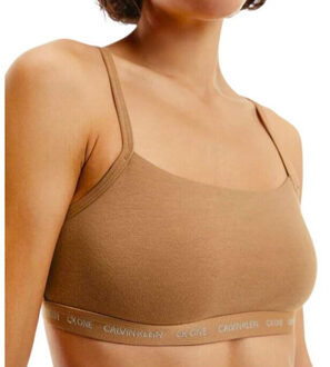 Calvin Klein Dames sportbeha (set van 2) - maat M Bruin