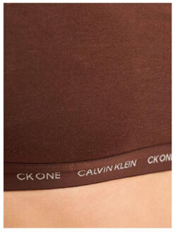 Calvin Klein Dames sportbeha (set van 2) - maat S Bruin