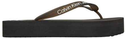 Calvin Klein Dames teenslippers - maat 38 Zwart