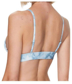 Calvin Klein Dames tie dye bikini top - maat XL Blauw