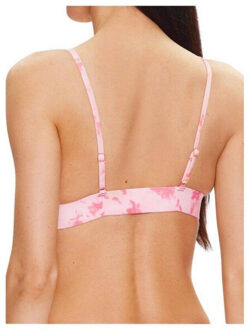 Calvin Klein Dames tie dye bikini top Roze - L