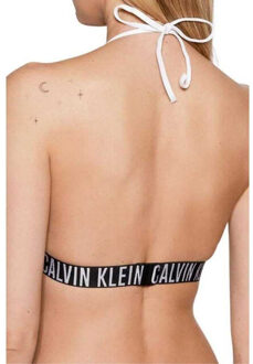 Calvin Klein Dames tweekleurig bikinitopje Wit - XXS
