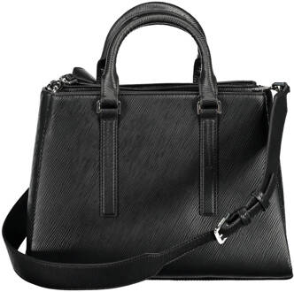 Calvin Klein Dames Zwarte Polyester Handtas - maat