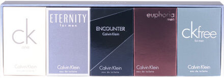 Calvin Klein deluxe set mini's eau de toilette, 5-delig