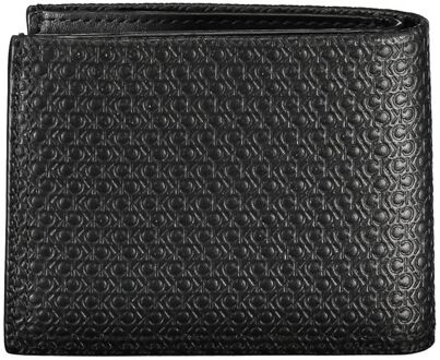 Calvin Klein Elegante Leren Bi-Fold Portemonnee met RFID-Bescherming - maat Zwart