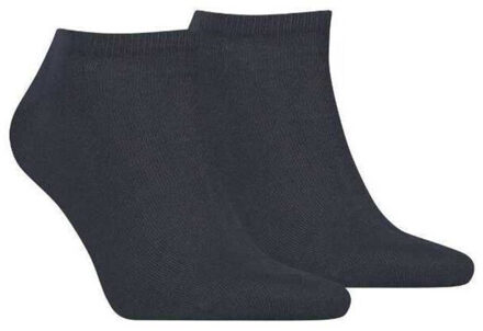 Calvin Klein Enkelsokken met logo voor heren (set van 2) Blauw - 43-47