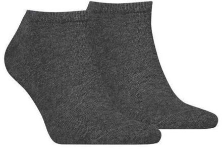 Calvin Klein Enkelsokken met logo voor heren (set van 2) - maat 38-42 Grijs