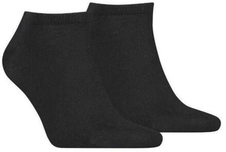Calvin Klein Enkelsokken met logo voor heren (set van 2) Zwart - 43-47