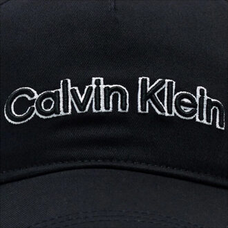 Calvin Klein Geborduurd logo katoenen baseballpet Zwart - One size