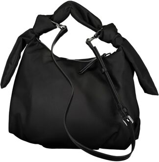 Calvin Klein Geknoopte Handtas Stijl Handvat Zwart - One Size