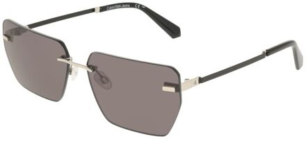 Calvin Klein Geometrische Zonnebril Grijs