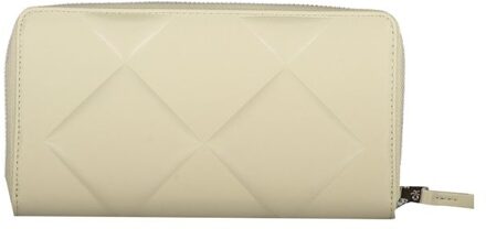 Calvin Klein Gequilted Rits Rondom Portemonnee K50k504225 Ivoor