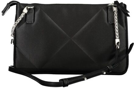Calvin Klein Gequiltede Satijnen Clutch K50k507326 - maat Zwart