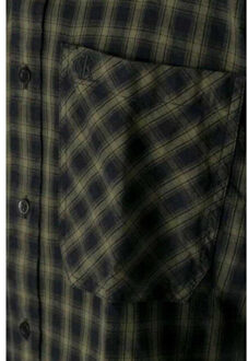 Calvin Klein Geruit herenoverhemd Groen - S