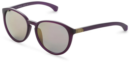 Calvin Klein Gespiegelde Acetaat Zonnebril met UV2 Bescherming Calvin Klein , Purple , Dames - ONE Size