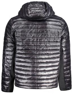 Calvin Klein Gestikte Hooded Jas Donkergrijs - 2XL