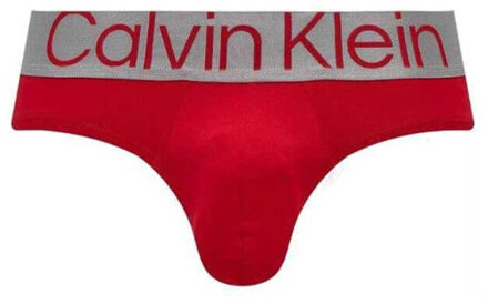 Calvin Klein Gewone herenslip (pak van 3) - maat S Grijs