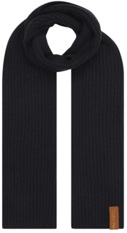 Calvin Klein Gezellige Zwarte Kasjmier Sjaal 30x180 Calvin Klein , Black , Heren - ONE Size