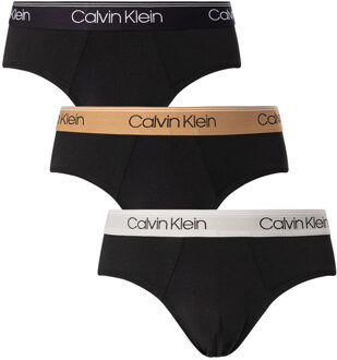 Calvin Klein Gladde Microvezel Tweede Huid Ondergoed Calvin Klein , Black , Heren - 2Xl,M,S