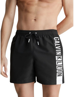 Calvin Klein Grafische Trekkoord Boxershorts Calvin Klein , Black , Heren - 2Xl,Xl