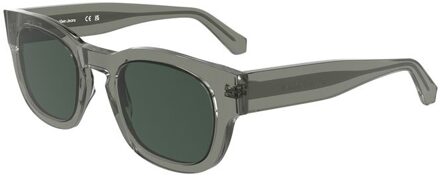 Calvin Klein Grijze Acetaat Zonnebril Grijs