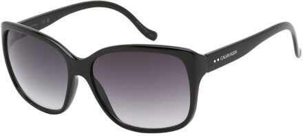 Calvin Klein grijze lens met zwarte zonnebril - One Size
