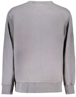 Calvin Klein Grijze Sweatshirt met Logo Calvin Klein , Gray , Heren - 2Xl,Xl,L,S