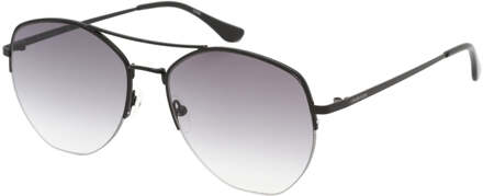 Calvin Klein grijze zonnebril met gradientlens en zwarte lens - maat