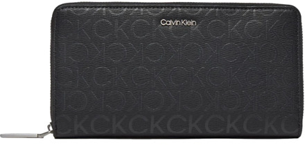 Calvin Klein Grote Portemonnees Kaarthouders Calvin Klein , Black , Dames - ONE Size