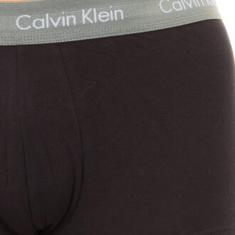 Calvin Klein Heren - 3-Pack Low Rise Trunk Boxershort - Zwart - S