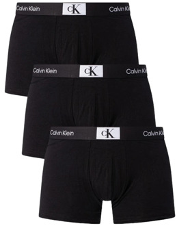 Calvin Klein Heren Boxershorts 3-Pack Katoen Calvin Klein , Black , Heren - L,M,S
