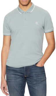 Calvin Klein Heren jeans poloshirt Grijs - M
