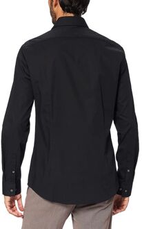 Calvin Klein Heren Klassiek Lange Mouwen Shirt Zwart