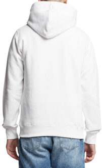Calvin Klein Heren logo katoenen hoodie - maat XXL / XXXL Wit