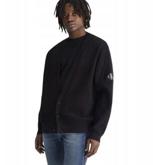 Calvin Klein Heren logo vest Zwart - M