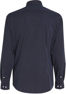 Calvin Klein Heren Microprint Poplin Overhemd (Blauw)